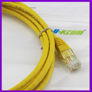 Câble de cordon de raccordement réseau cat5e cat6 cat6a cat6a cat6a haute vitesse